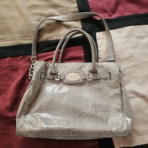 Vintage Snake Print Michael Kors Handbag
